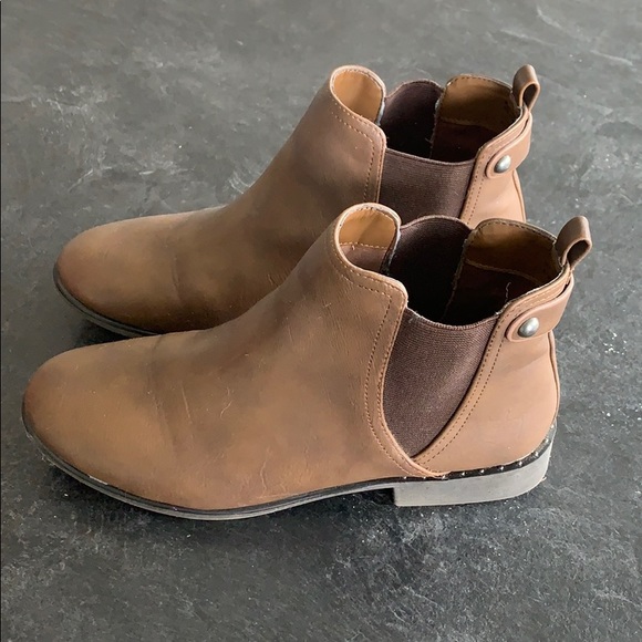 Call It Spring Shoes - Brown faux leather boots